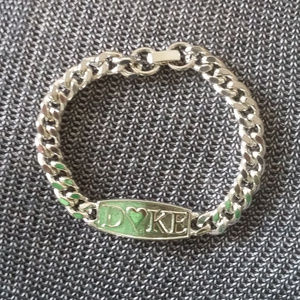 Duke Blue Devils Silver-Tone ID Bracelet